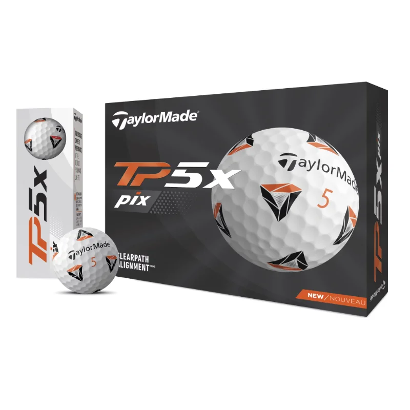

TaylorMade 2021 TP5x Pix Golf Balls White