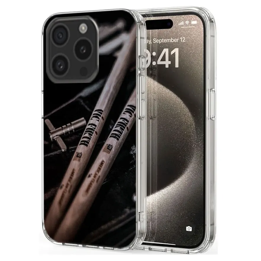 Прозрачный чехол для телефона Drum Drummer Music Dj Apple iPhone 12 13 Mini 11 14 15 16 Pro Max мягкий XS MAX XR
