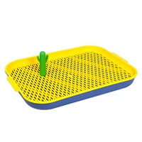 puppy pee pad holder training pad holder floor protection dog pad holder mesh training tray pet toilet suitable for paws dry