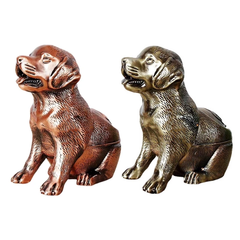 

Винтажная пепельница в форме собаки, домашние Ретро крутые пепельницы, настольное украшение для патио, Прямая поставка