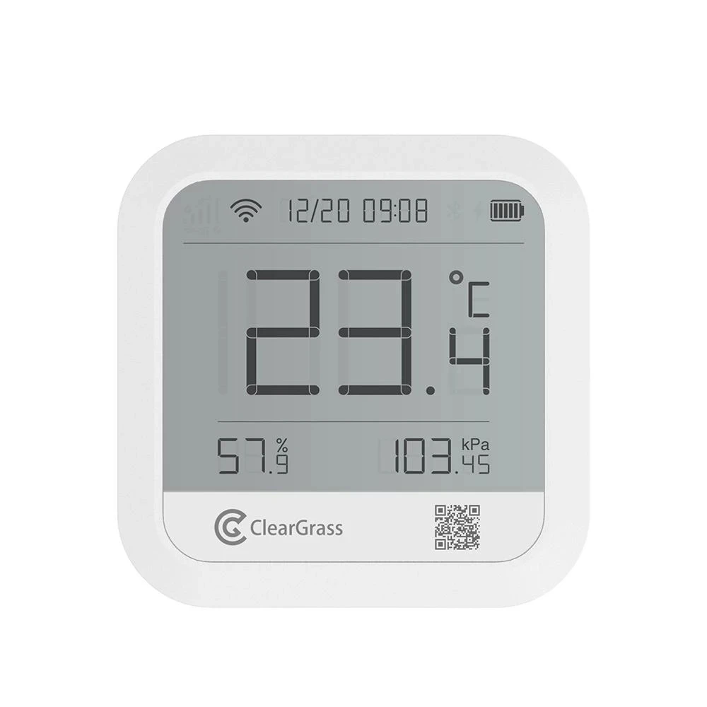 

Qingping Weather Station Precision Forecast Temperature Humidity Sensor Digital Clock USB Charging Wifi APP Control