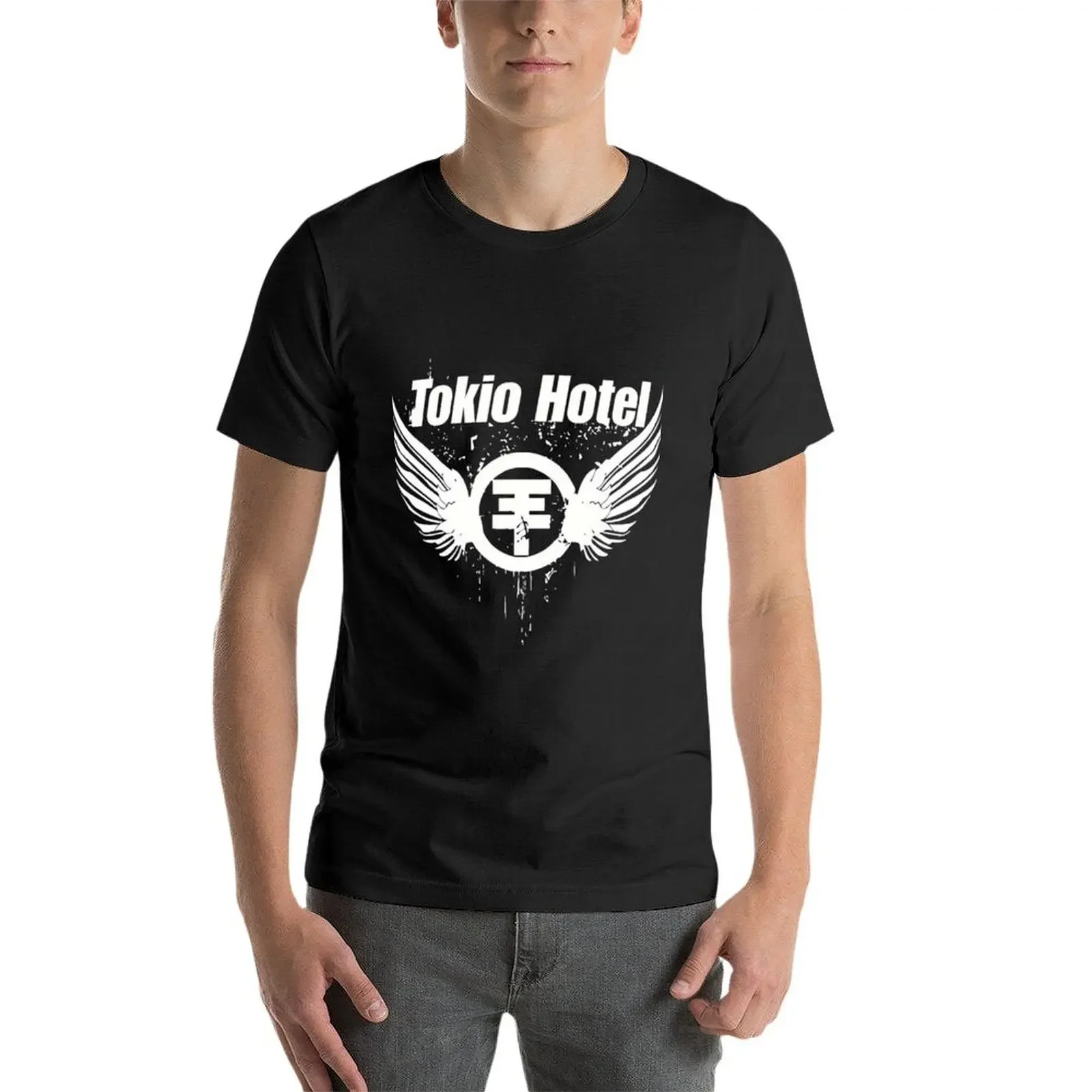 Tokio Hotel Merch Футболка с логотипом футболка рисунком футболки одежда в стиле аниме