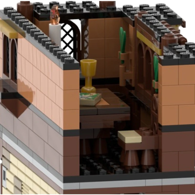 Маленькая деталь средневековая уличная картина строительная серия Пазл сделай