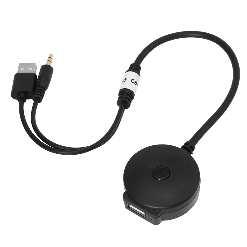 Araba kablosuz Bluetooth ses AUX ve USB müzik adaptörü kablosu BMW Mini Cooper
