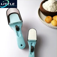 adjustable measuring spoons with magnetic snaps multifunctional measuring cups solid powder liquid measurement baking tool cook