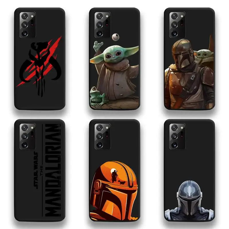 

Disney Star Wars The Mandalorian Phone Case For Samsung Galaxy Note20 ultra 7 8 9 10 Plus lite M51 M21 M31S J8 2018 Prime
