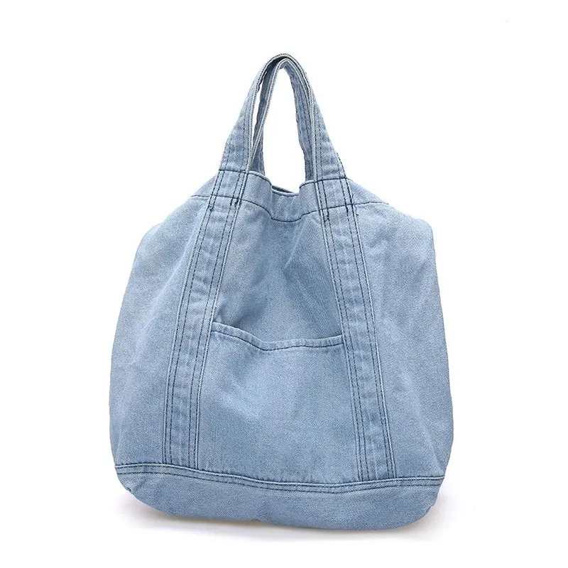 Wash Denim Bag Women Handbags Large Capacity Shoulder Bag Female PurseKorean Version Girls Messenger Bag Bolso De Mezclilla 2023