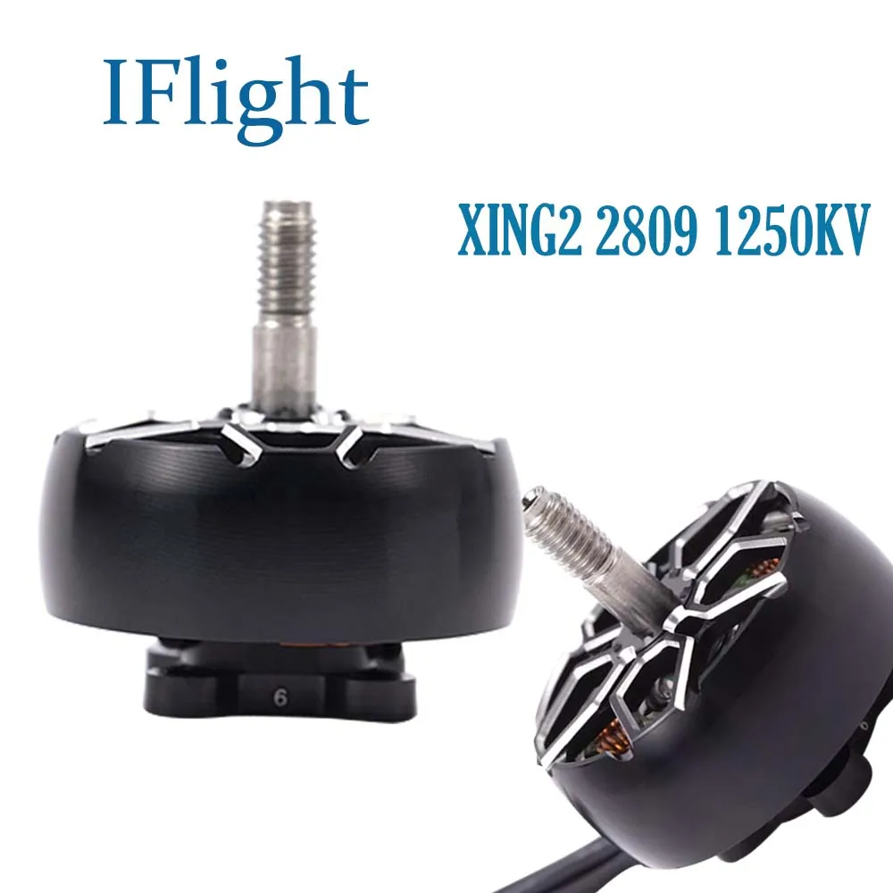 

1 шт./4 шт. 4-6S бесщеточный двигатель IFlight XING2 2809 1250KV для Taurus X8 HD для дрона квадрокоптера RC Multirotor FPV