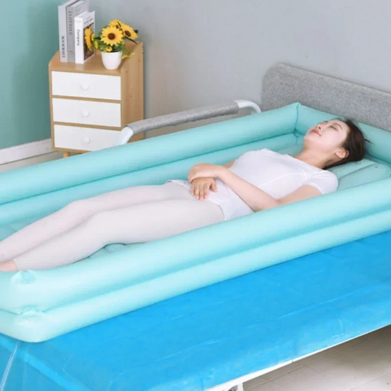 Парализованная кровать для ванны пожилых людей — надувная раковина большой