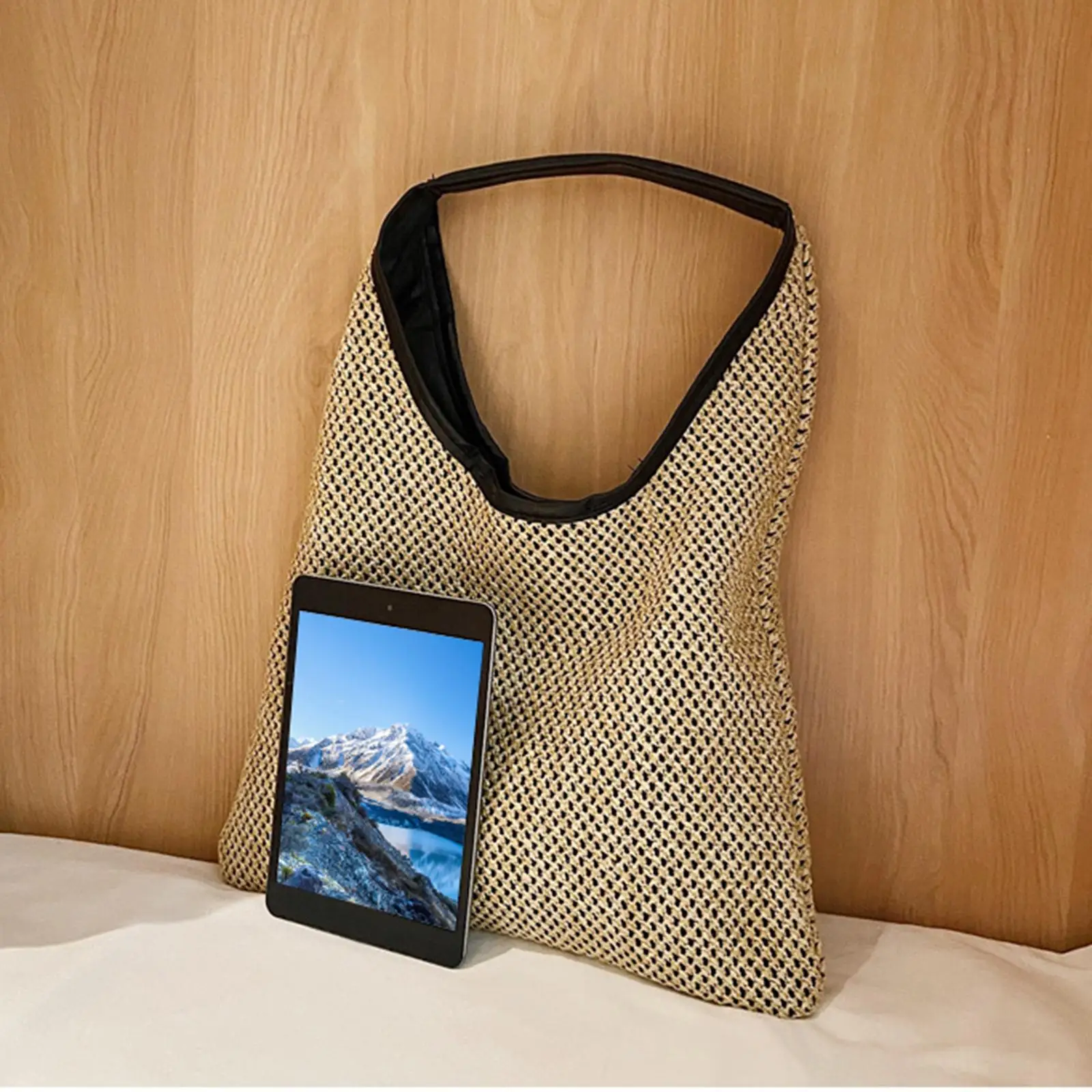 

Boho Woven Bag Bohemian Weaving Chic Straw Shoulder Bag Handbag Travel