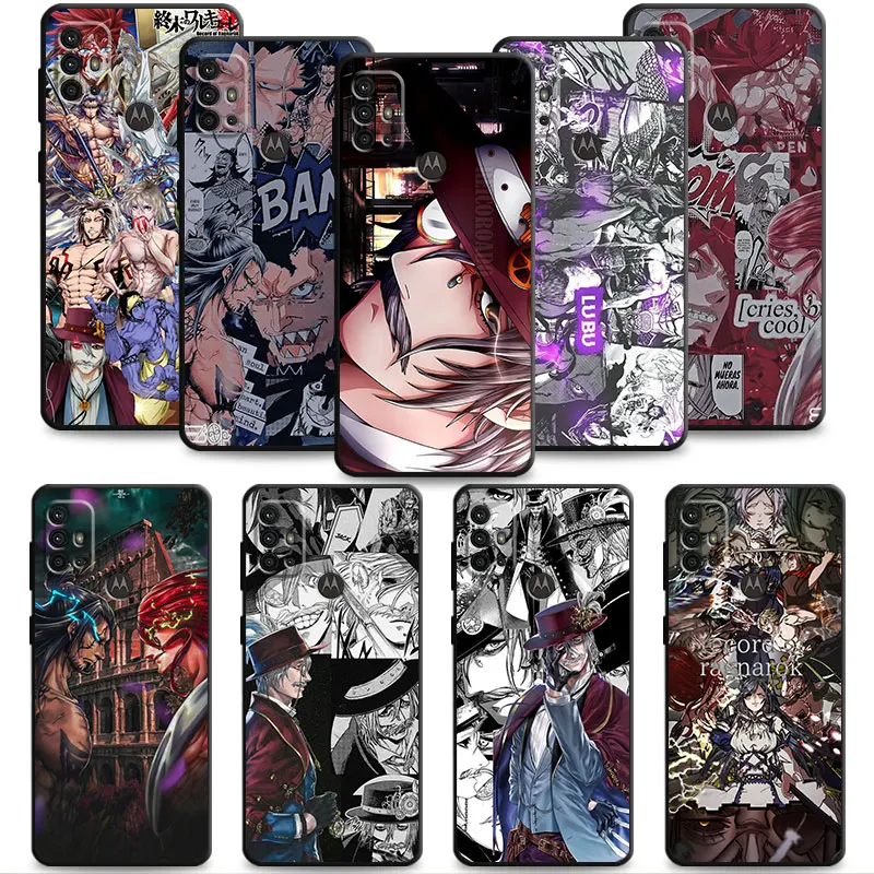 Record Of Ragnarok For Motorola G9 Play G22 G60 One Fusion G30 Edge 20 Lite G200 5G G60s G31 G9 Plus G9 power G52 Phone Cover