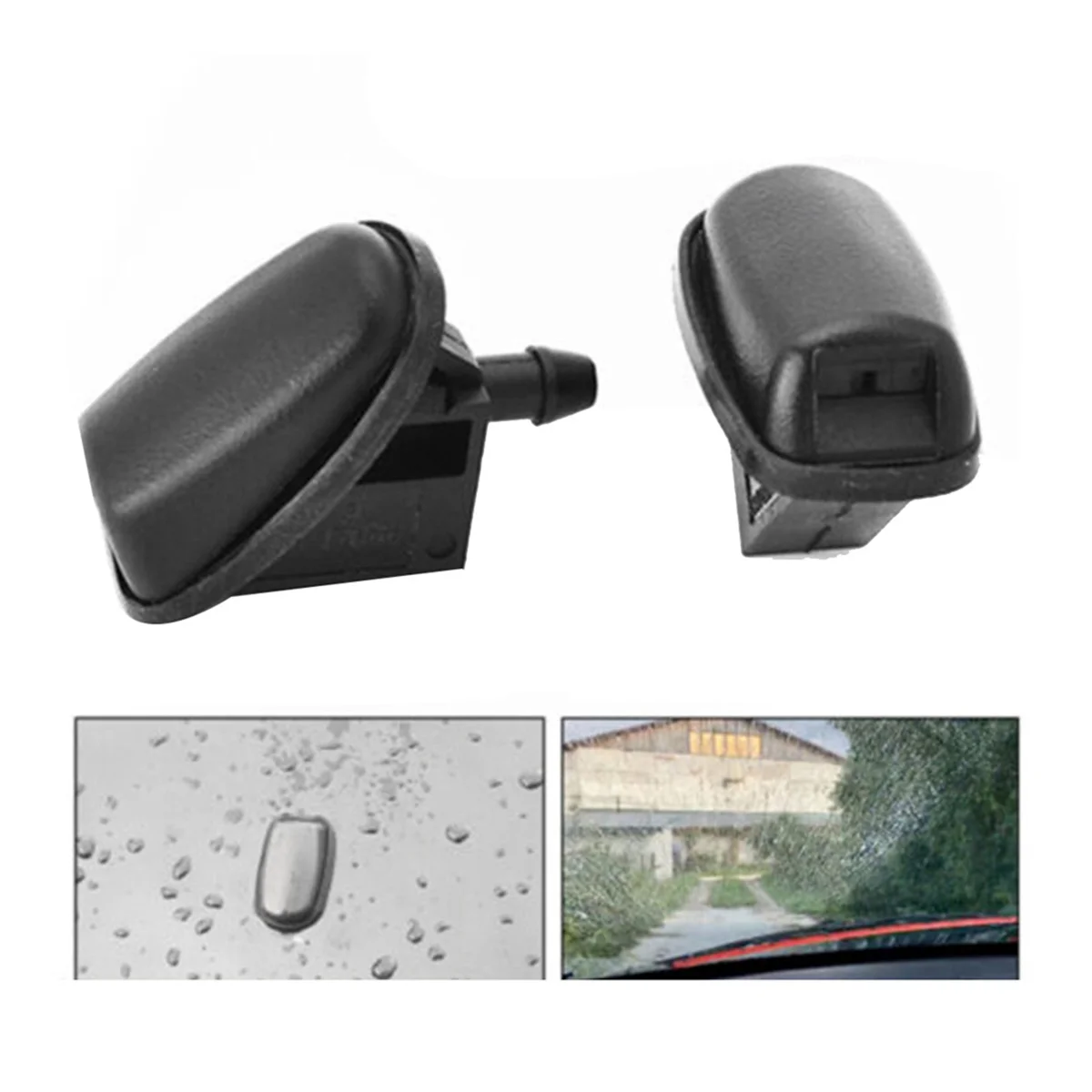 2шт. 1708796 Форсунка омывателя переднего стеклоочистителя Jet BM 5117666 АА для Ford Focus MK2 MK3