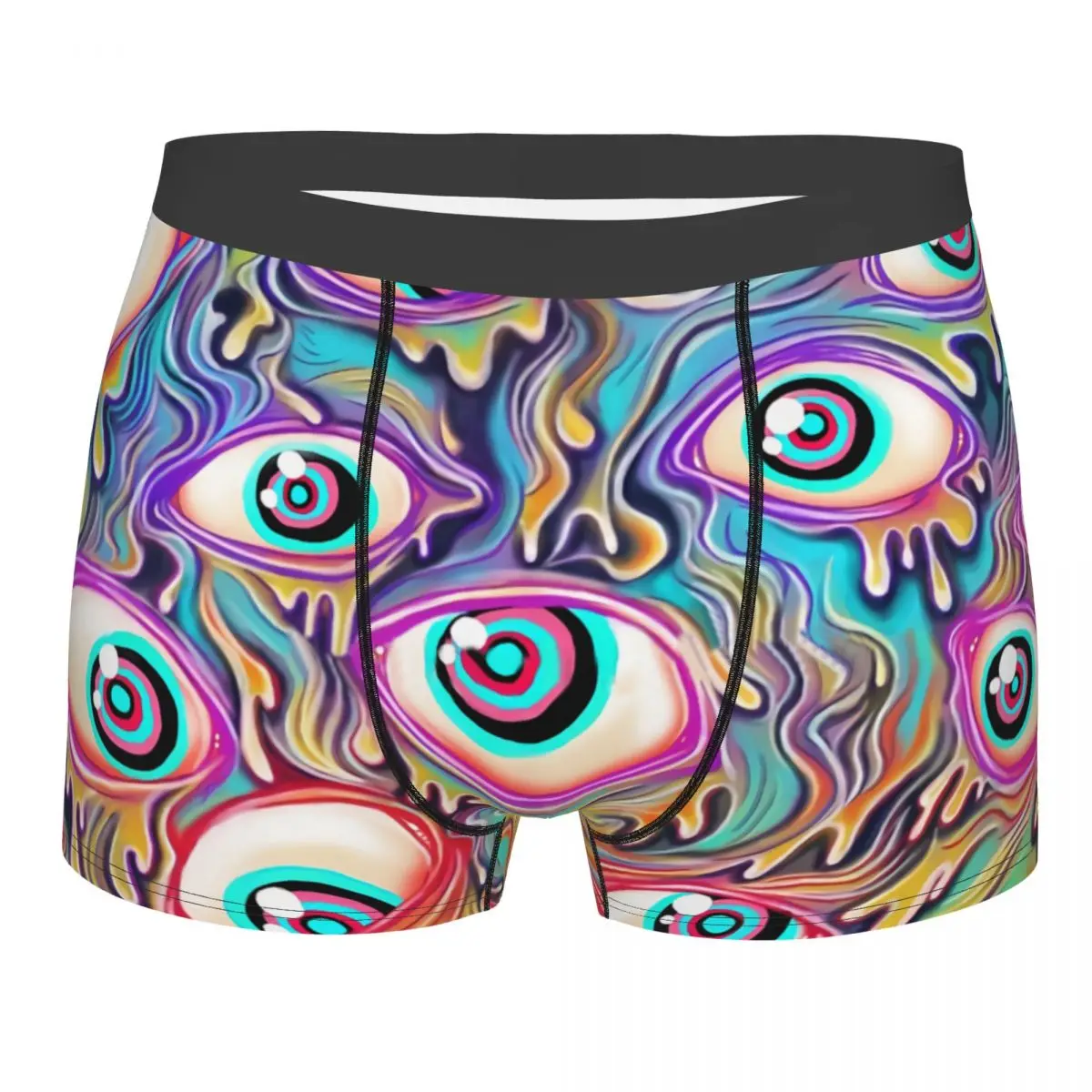 

Eyeball Pattern Underpants Panties Shorts Boxer Briefs Men's Underwear Breathable