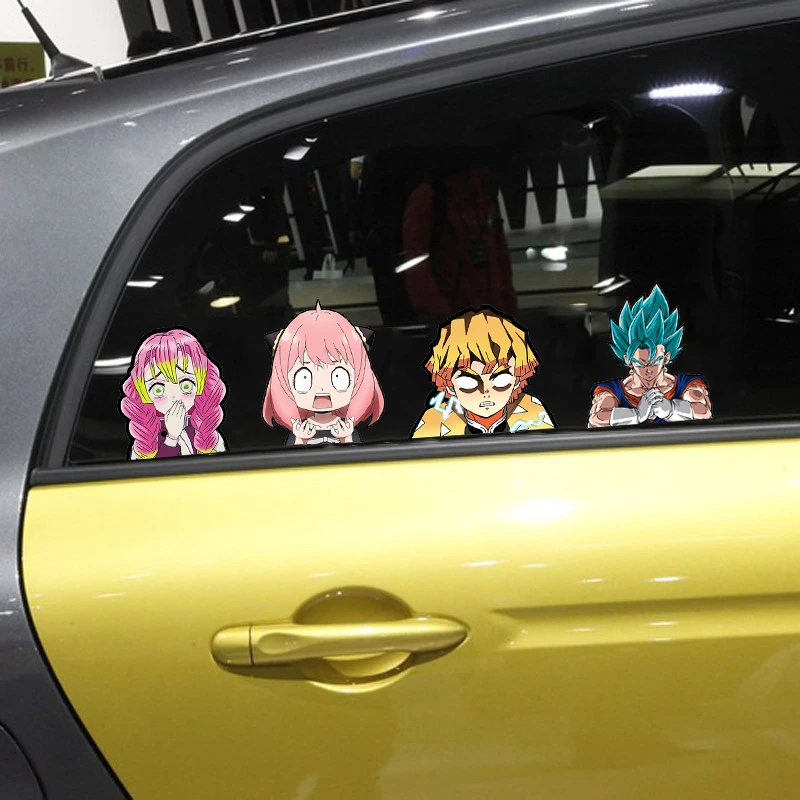 

3D наклейка на движение, рассекающий демонов, водонепроницаемые наклейки для автомобилей, ноутбуков, холодильников и т. Д. (примечания, номер ...