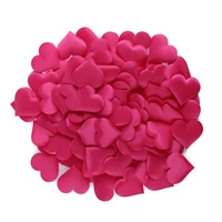 100pcslot love heart shaped sponge petal for wedding table party supplie decorative handmade diy birthday sticker