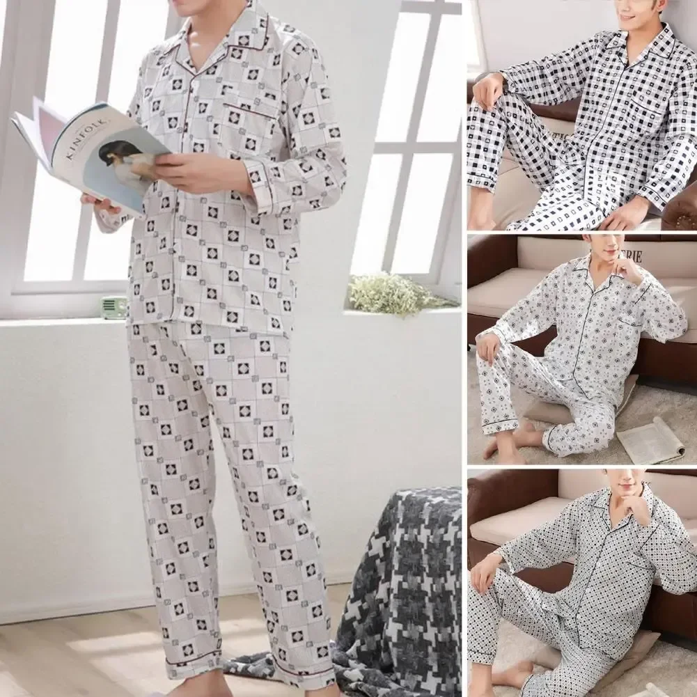 

Relaxing Evening 2023 Pants - Sleeve Capri For Men's Long Top With Comfortable Print And Pajama Set Loungewear