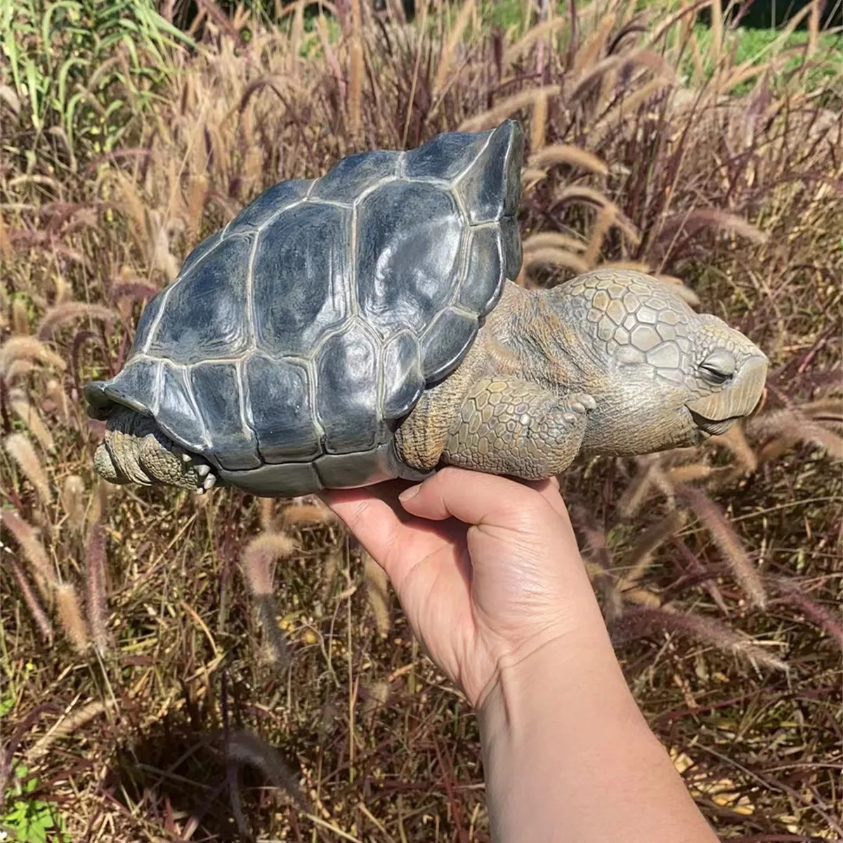 

Галапагосское огромное животное, 12 дюймов, большой размер, Chelonoidis galapagoensis, коллекционная декоративная игрушка-подарок