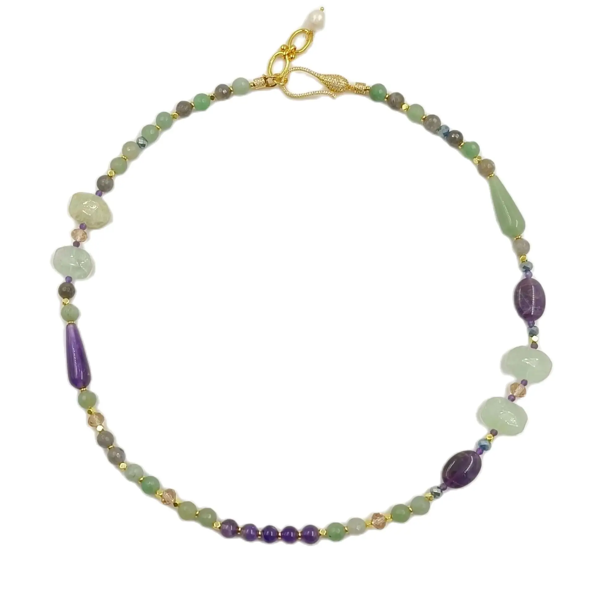 _ Удивительные великолепные натуральные бусины ручной работы ожерелье из