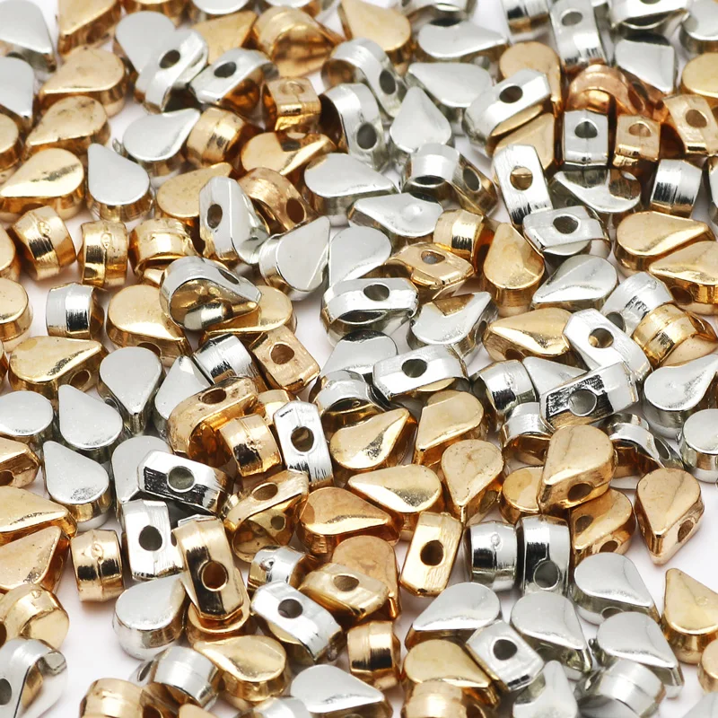 Бусины-шармы пластиковые в форме капли воды 4 Х6 мм 200 шт./лот |