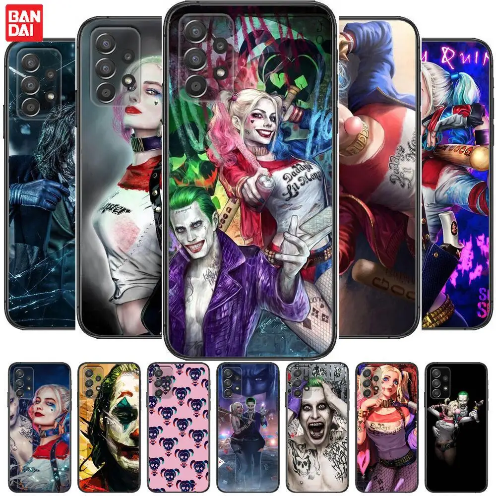 

cool H-Harley Quinn Phone Case Hull For Samsung Galaxy A70 A50 A51 A71 A52 A40 A30 A31 A90 A20E 5G a20s Black Shell Art Cell Cov