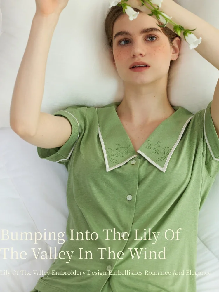 SUJIIN женские пижамные комплекты летние удобные пижамы с короткими рукавами