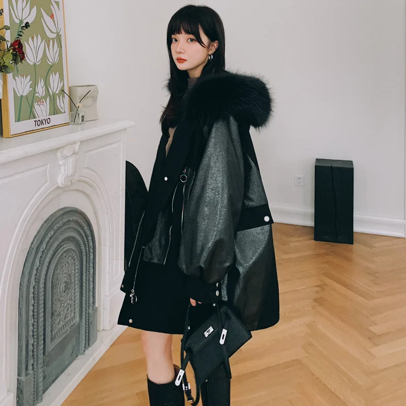 Send a girl to overcome the winter and add velvet coat and cotton-padded jacket to cotton-padded jacket.