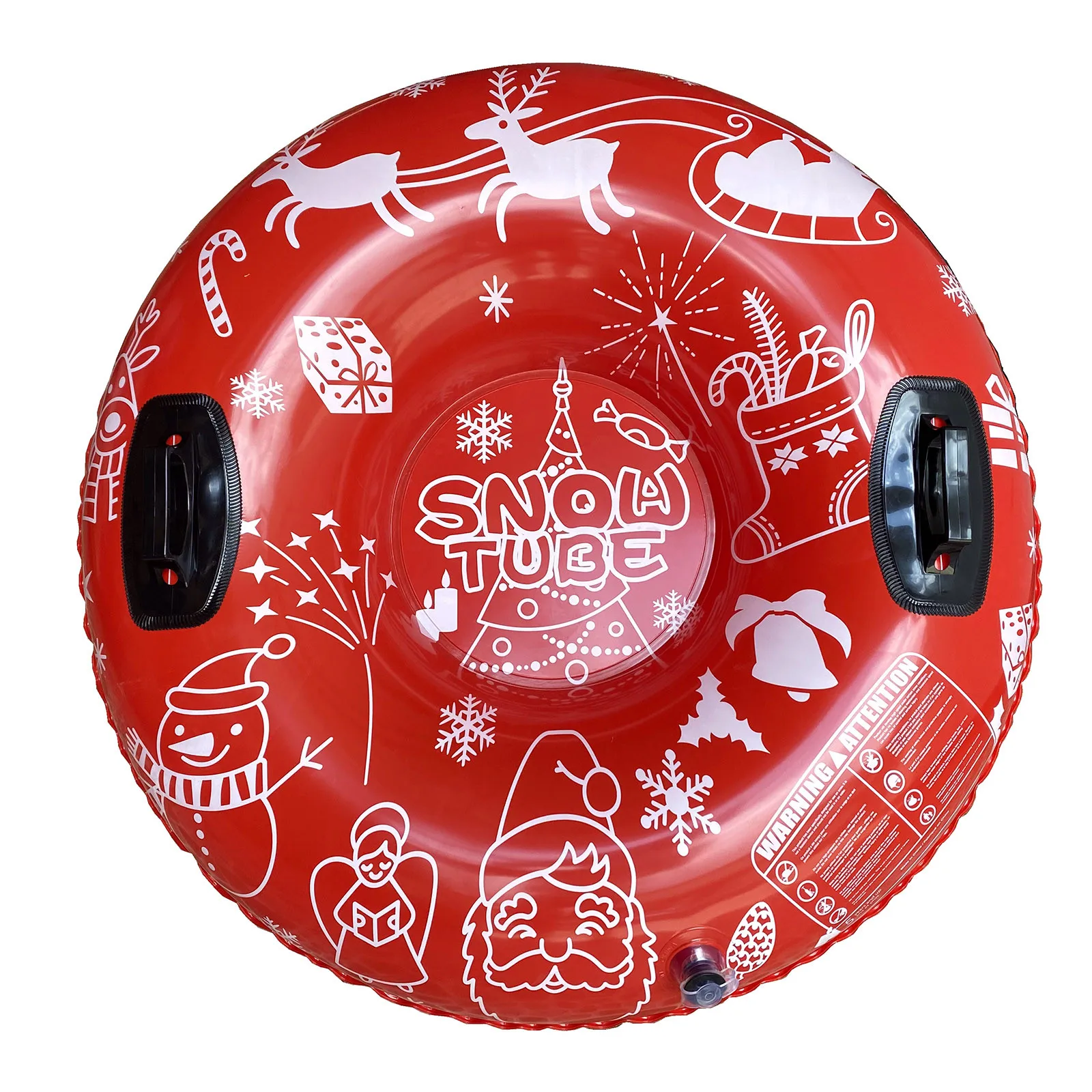 

Ski Drag Toy Ring Cold- Inflatable Snow Winter Thickened Snowboard Ring Inflatable Adult Christmas Sled Outdoor Unisex Kinder