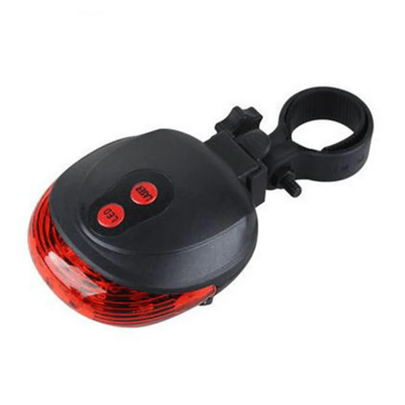 

Bicycle LED Light 2 Laser 5 LED Night Light Mountain Bike Tail Light Taillight MTB Safety Warning Rear Lamp Bike Light