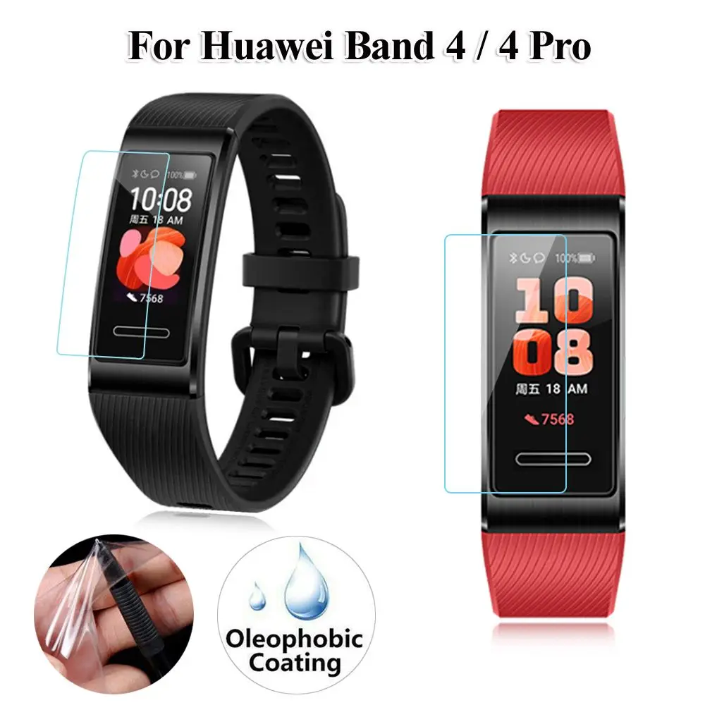 

Для умных часов Huawei Band 4 4 Pro HD Прозрачная мягкая Гидрогелевая защитная пленка из ТПУ Защита экрана полное покрытие