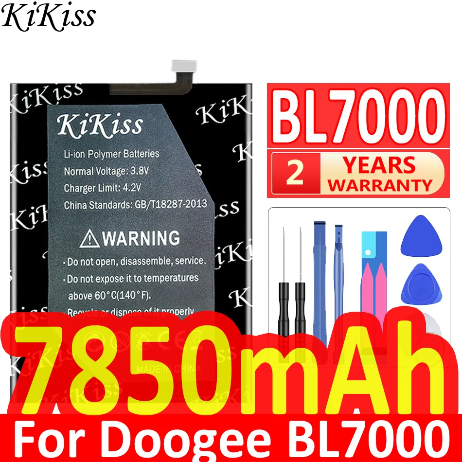

7850mAh KiKiss Powerful Battery BL 7000 For DOOGEE BL7000 4G LTE Smartphone MT6750T Octa Core 5.5 Inch Moible Phone