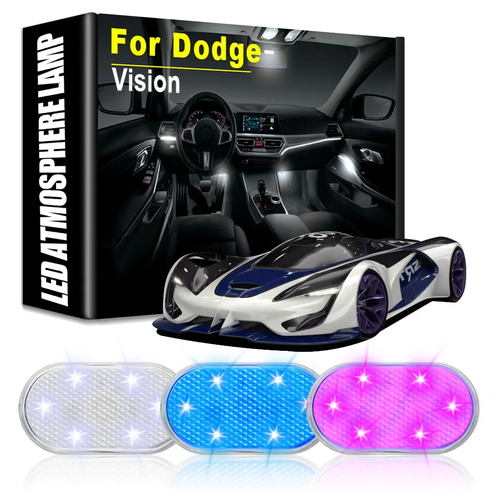 

Car LED Atmosphere Lights Car Rechargeable Touch led Lamps Automotive Goods Car Accessories Auto Tools Gadgets for Dodge Vision