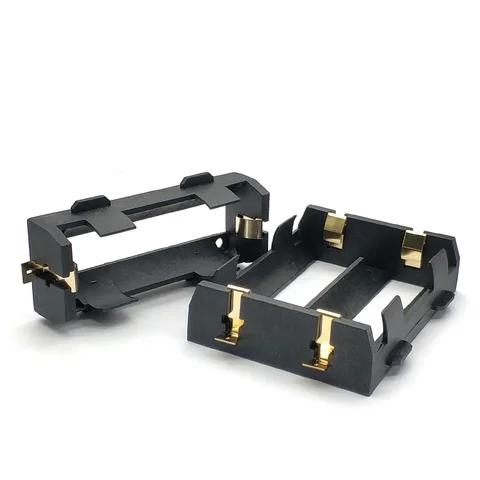 Держатель батареи SZEKS 26650 Battery Holder SMD черного цвета