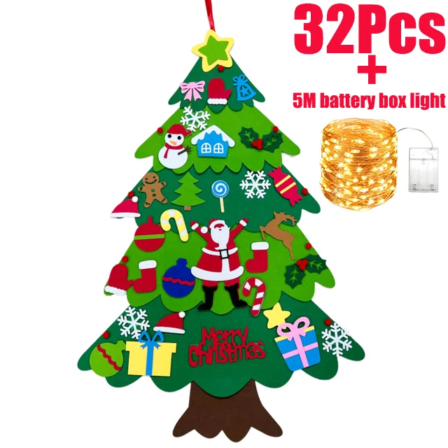 

DIY войлочная елка для детей