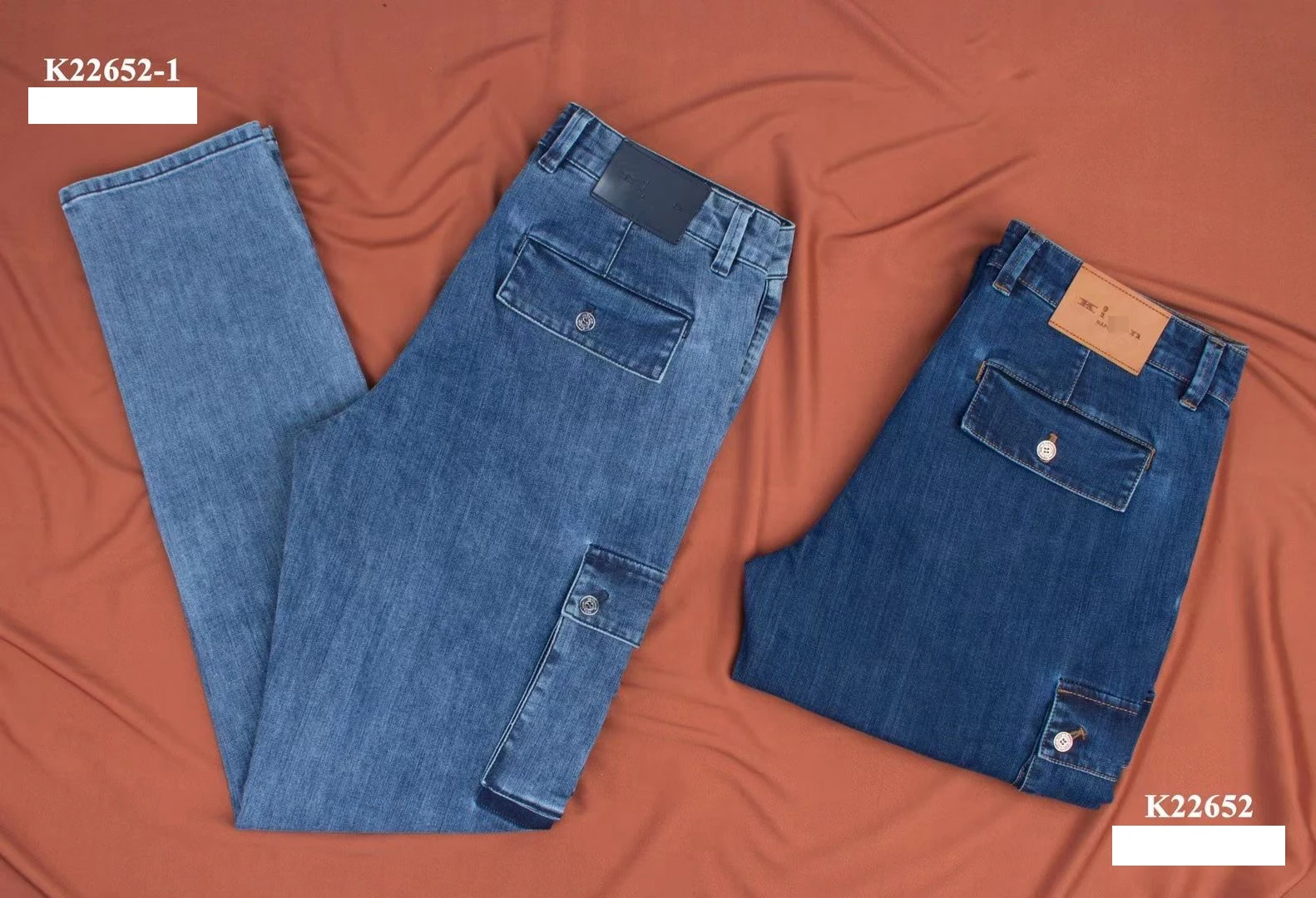 

Джинсы мужские хлопковые толстые с карманами, на молнии, большие размеры 31-40