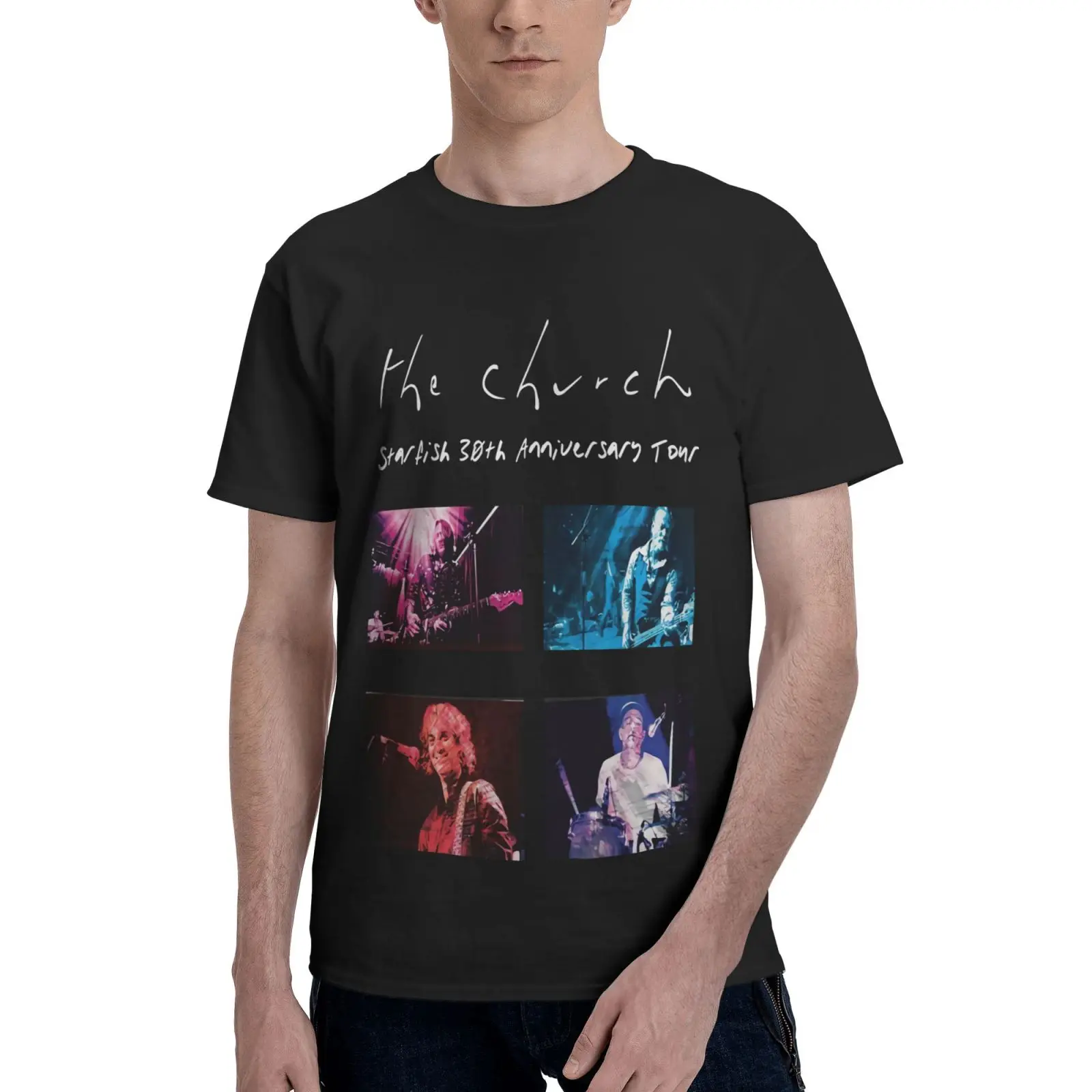 

The Church Starfish 30Th Anniversaryto Men T-Shirt Mens Clothes T-Shirts Man Couples T-Shirt Grunge Top T-Shirt Men's Clothing