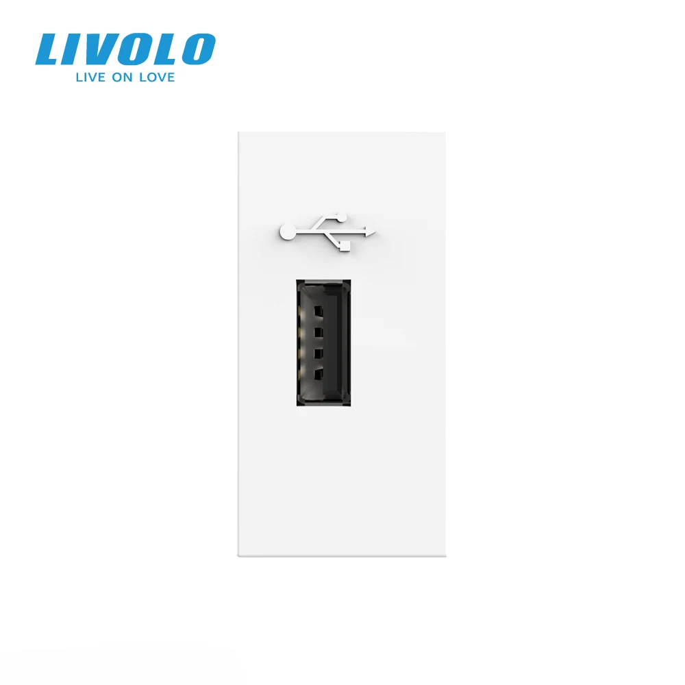 Розетка Livolo из пластика и для розетки/настенной розетки