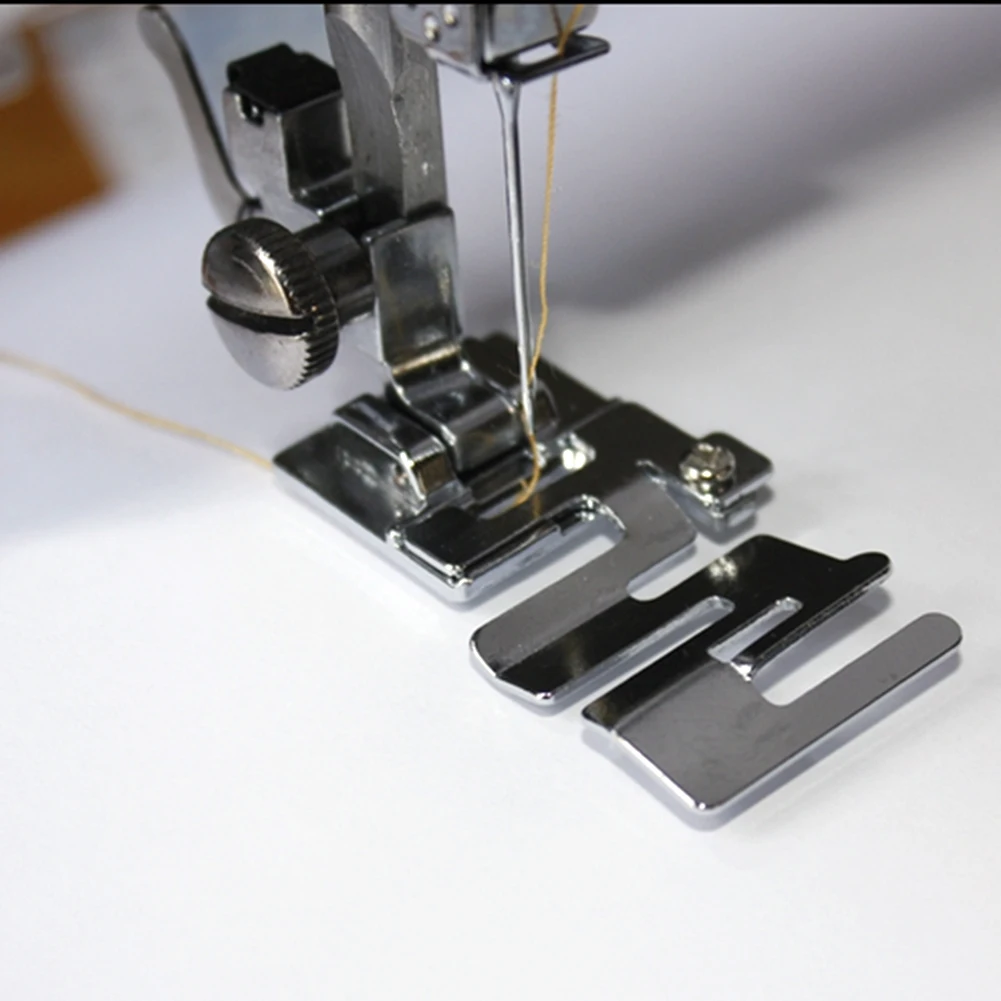 1Pc 25mm Domestic Sewing Machine Parts Foot Presser Rolled Hem Feet Elastic Cord Band Fabric Stretch DIY Accessories - купить по