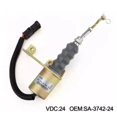 

Электромагнит для отключения двигателя Φ 3974947, электромагнитный клапан для отключения топлива 1751ES 24V для Cummins 6CT 6C8.3 6CT8.3 6CTA8.3