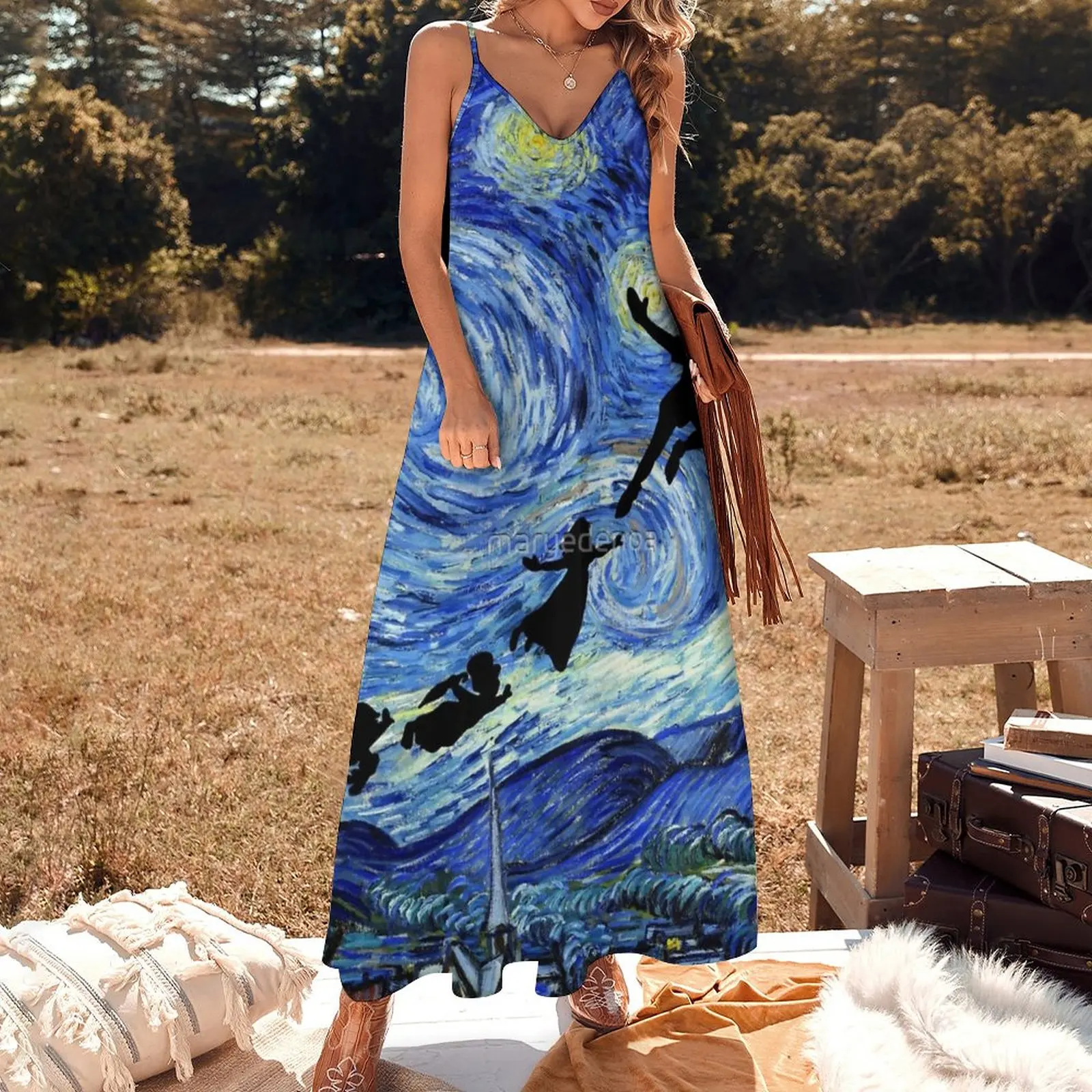 

Пикантное женское платье Питер Пэн Звездная ночь платья для новогодних церемоний