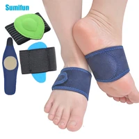 2pcs sumifun arch support insoles for flat feet correction plantar fasciitis support high arch cushioning plantar fasciitis sock