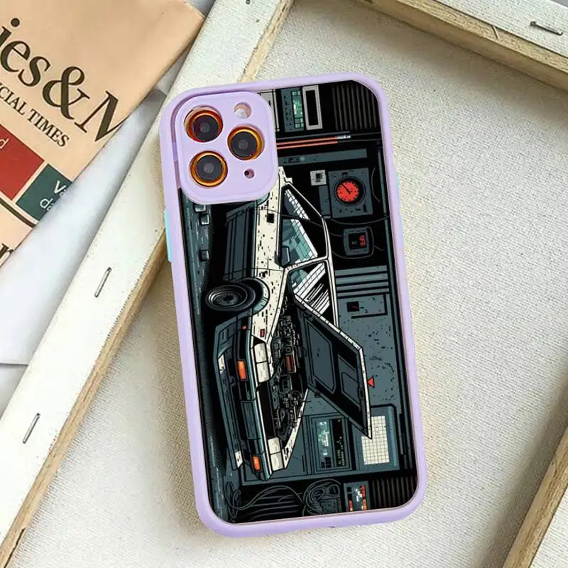 Anime Initial D Phone Case for iPhone 14 11 12 13 Mini Pro Max 8 7 Plus X XR XS MAX Translucent Matte Cover