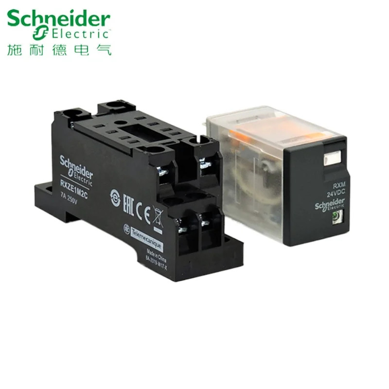 Фото Промежуточное реле Schneider Electric RXM2LB2BD JD RXM4LB2P7 F7 RXM4LB2BD 24 В 230 В RXZE1M2C RXZE1M4C 8 футов, основание 14 футов №2