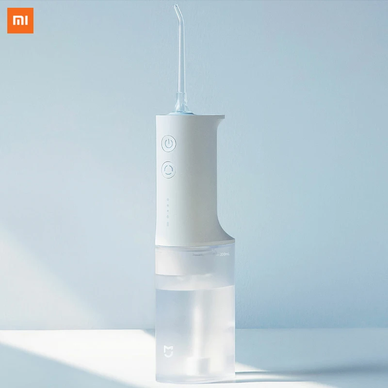 2022 Original Xiaomi Mijia Mi Oral Irrigator Dental Flusher High Frequency Pulsed Water Flow Voltage Stabilization 4 Gear MEO701 enlarge