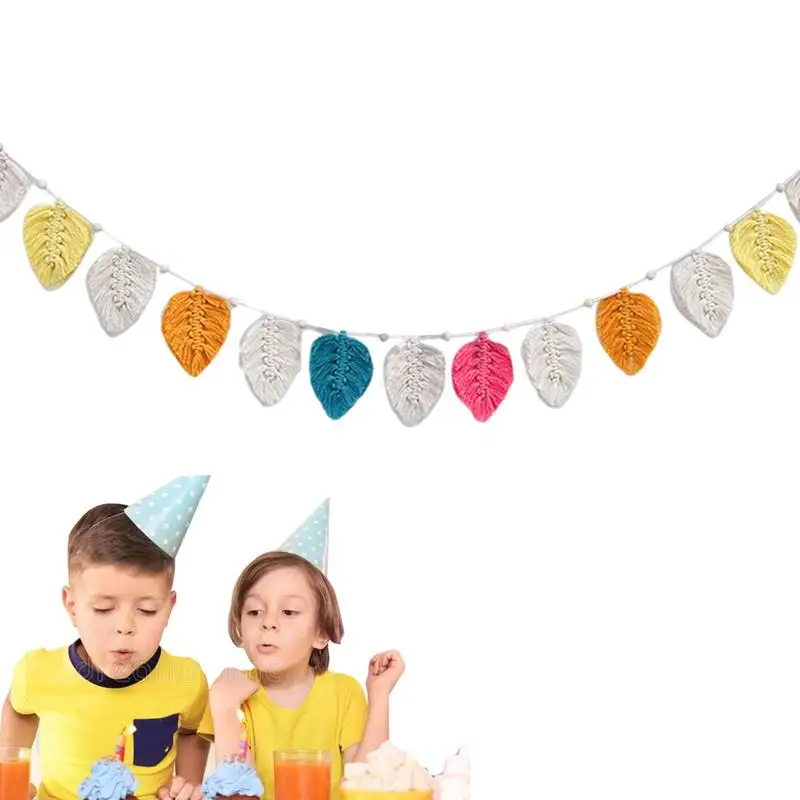 Яркий яркий фотографический баннер ручной работы в стиле бохо