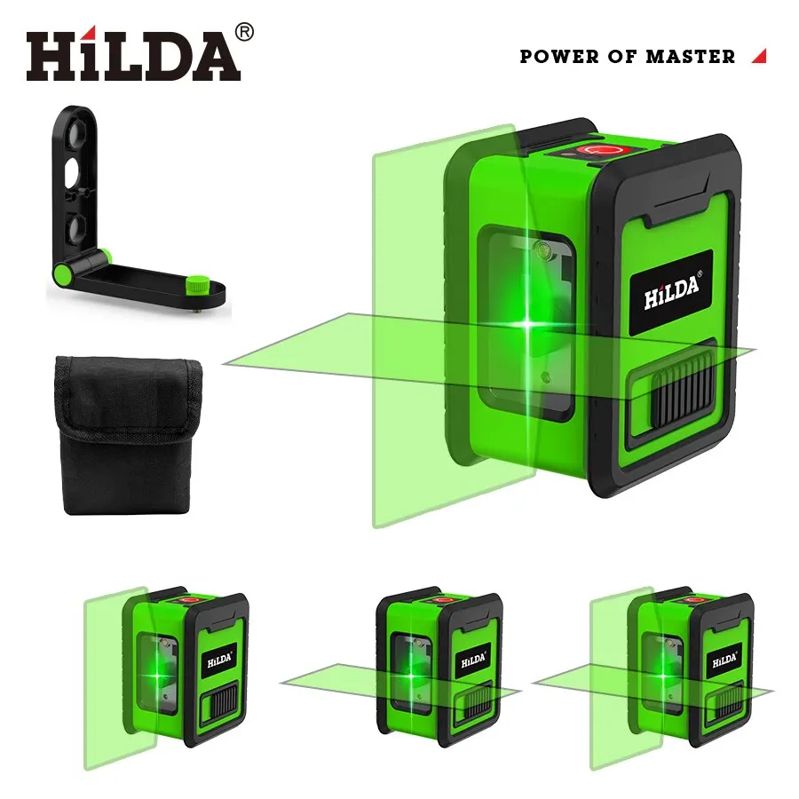 2 Lines Laser Level Green Beams Horizontal Vertical Cross Line 2 Lines Laser Level Green Beams Horizontal Vertical Cross Line