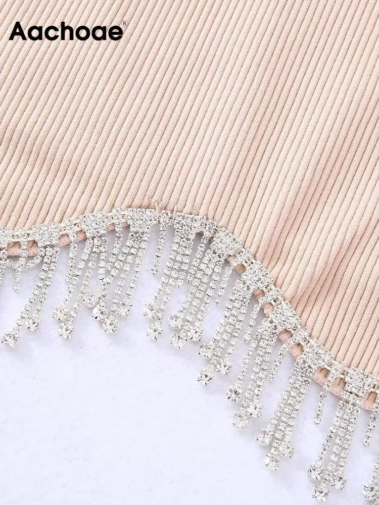 Топ женский летний однотонный без рукавов с круглым вырезом и бахромой - купить