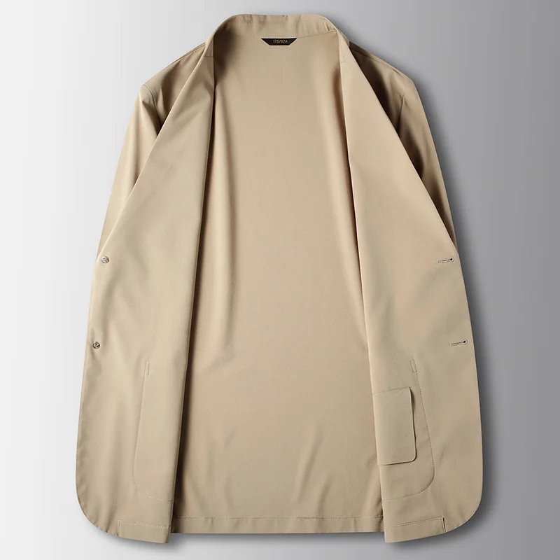 V1018-Loose fitting casual men's suit suitable for spring and autumn