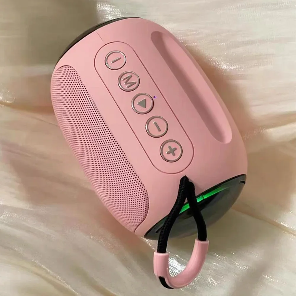 Фото Мини-сабвуфер Pop, Bluetooth-динамик, двойная басовая диафрагма, поддержка качества звука, поддержка TF-карты, USB Aux TWS, портативный беспроводной звук №3