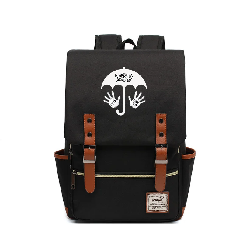 Школьные ранцы с зонтиком для студентов рюкзаки ноутбука женщин и мужчин