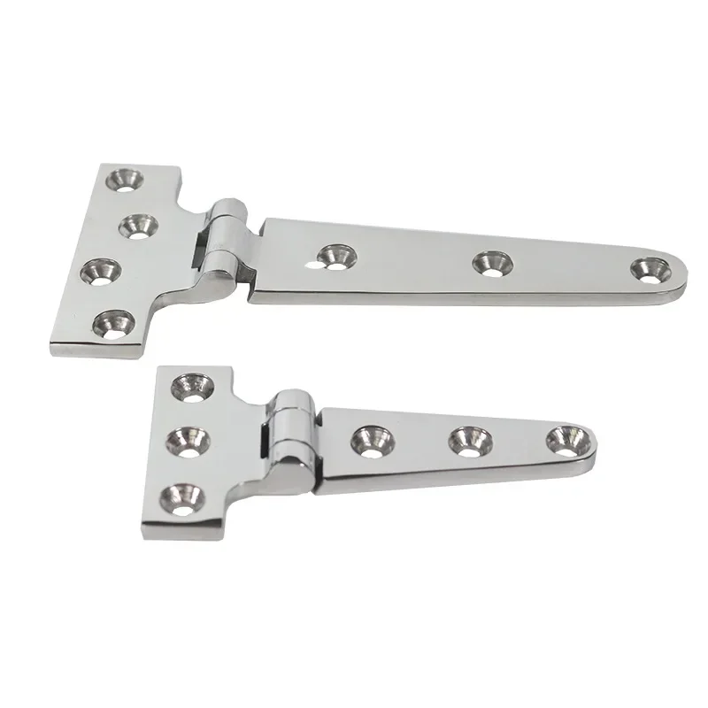2 PCS Heavy Duty T Hinge 316 Stainless Steel Marine Grade Casting Door Hatch Boat